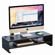 Double-Tier Carbon Steel Monitor Stand