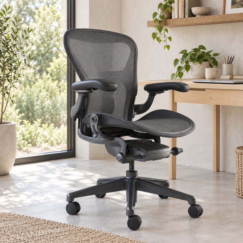 Herman Miller Aeron Chair Graphite Colour