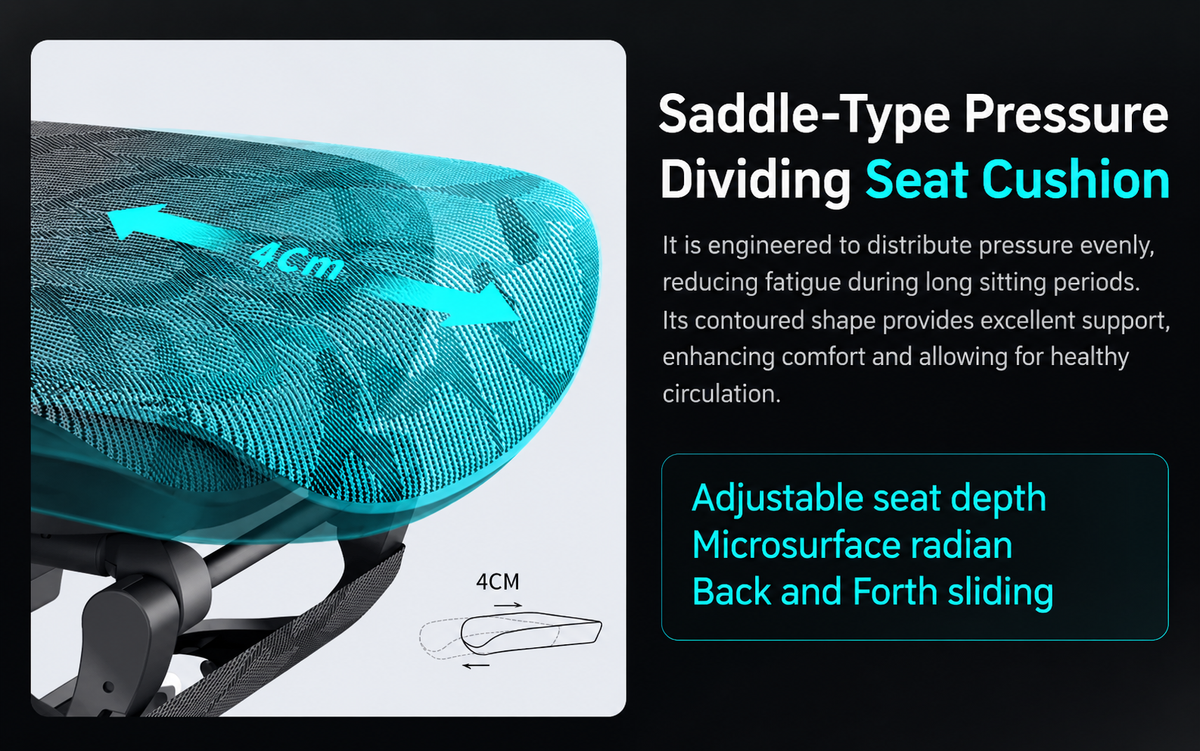 Pressure-Distributing Seat Cushion
