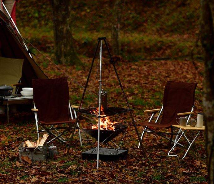 Snow Peak LV091 Camping Chair Foldable Low Beach Chair