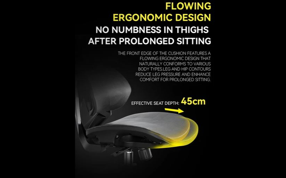 Contoured Seat Comfort