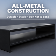 Double-Tier Carbon Steel Monitor Stand