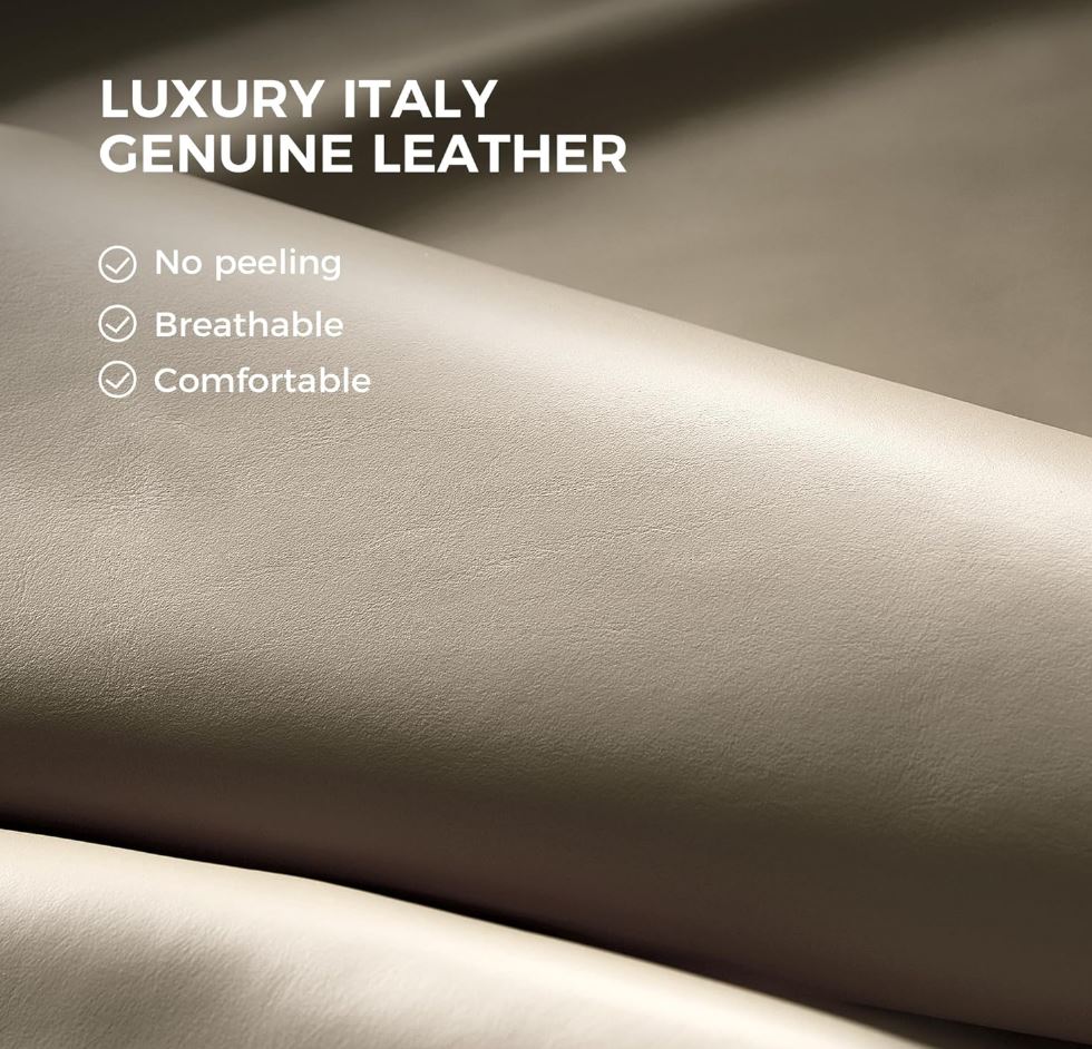 TOMU Italian Genuine Leather Executive Office Chair