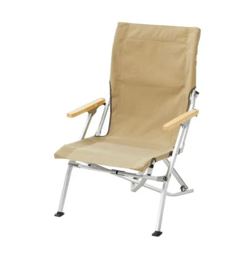 Snow Peak LV091 Camping Chair Foldable Low Beach Chair