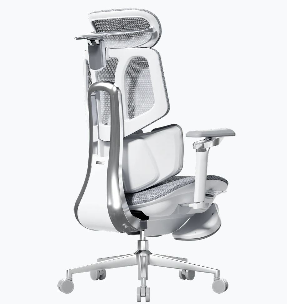 Hbada X7 Smart Ergonomic Chair, Office Chair, with Fully Automated Lumbar Tracking, 4D Adjustable Headrest, 720 Adjustable Armrests, Ventilated Seat Cushion,