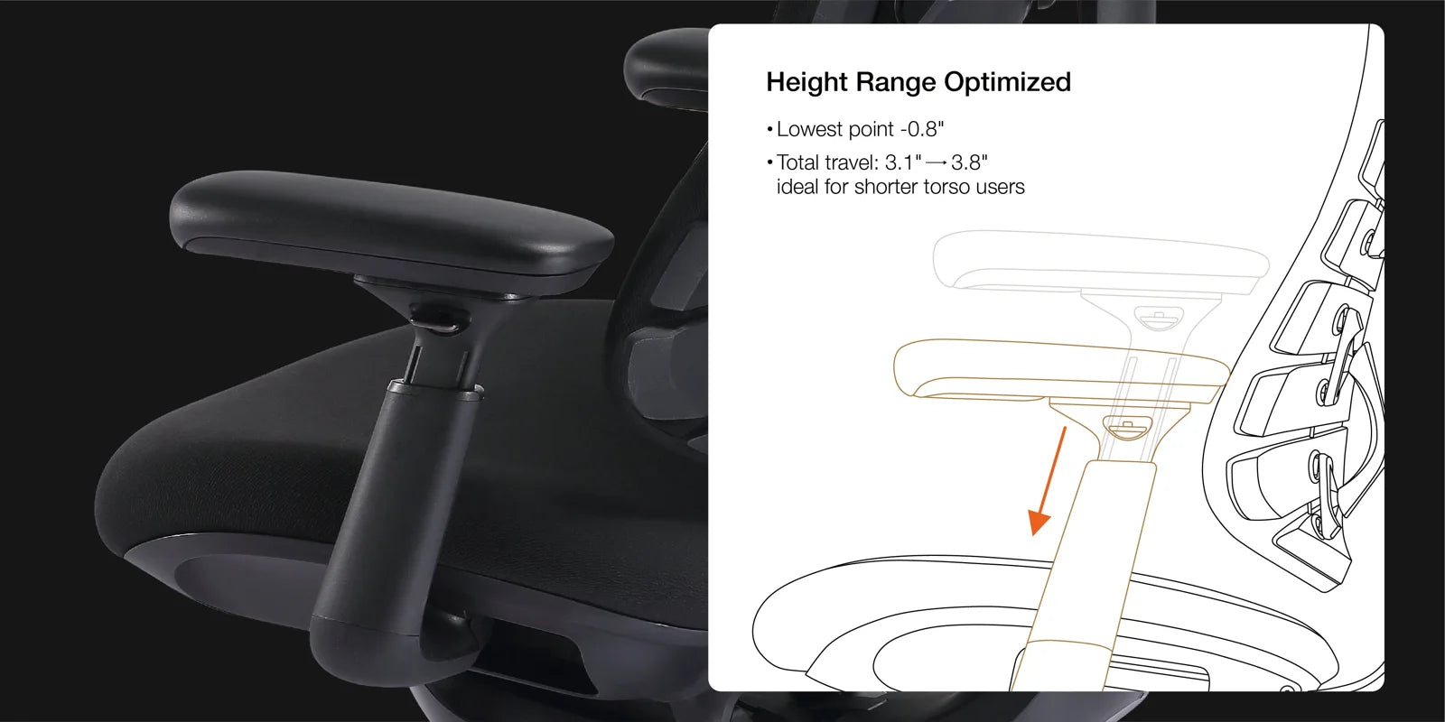 Omni SE / Armrest adjustment