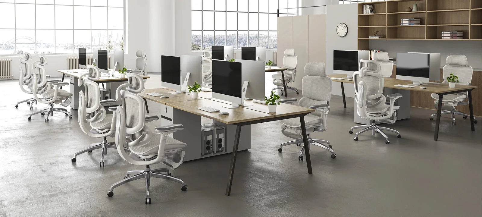 A shared office