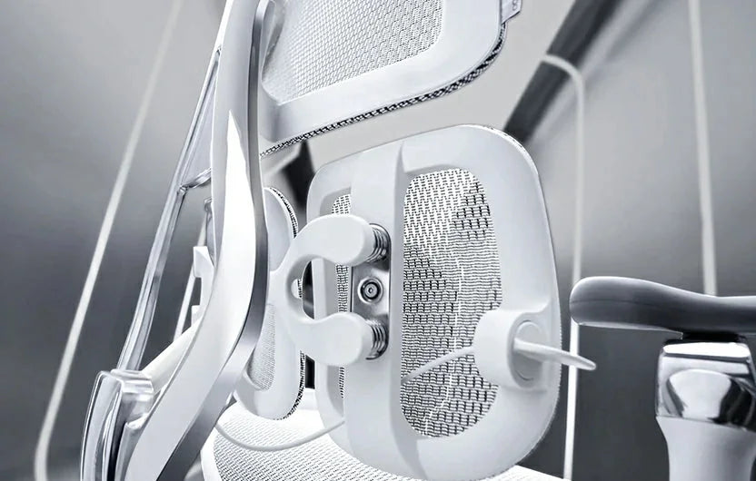 Dual lumbar support detail