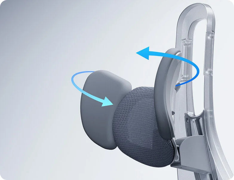 Dual-axis headrest