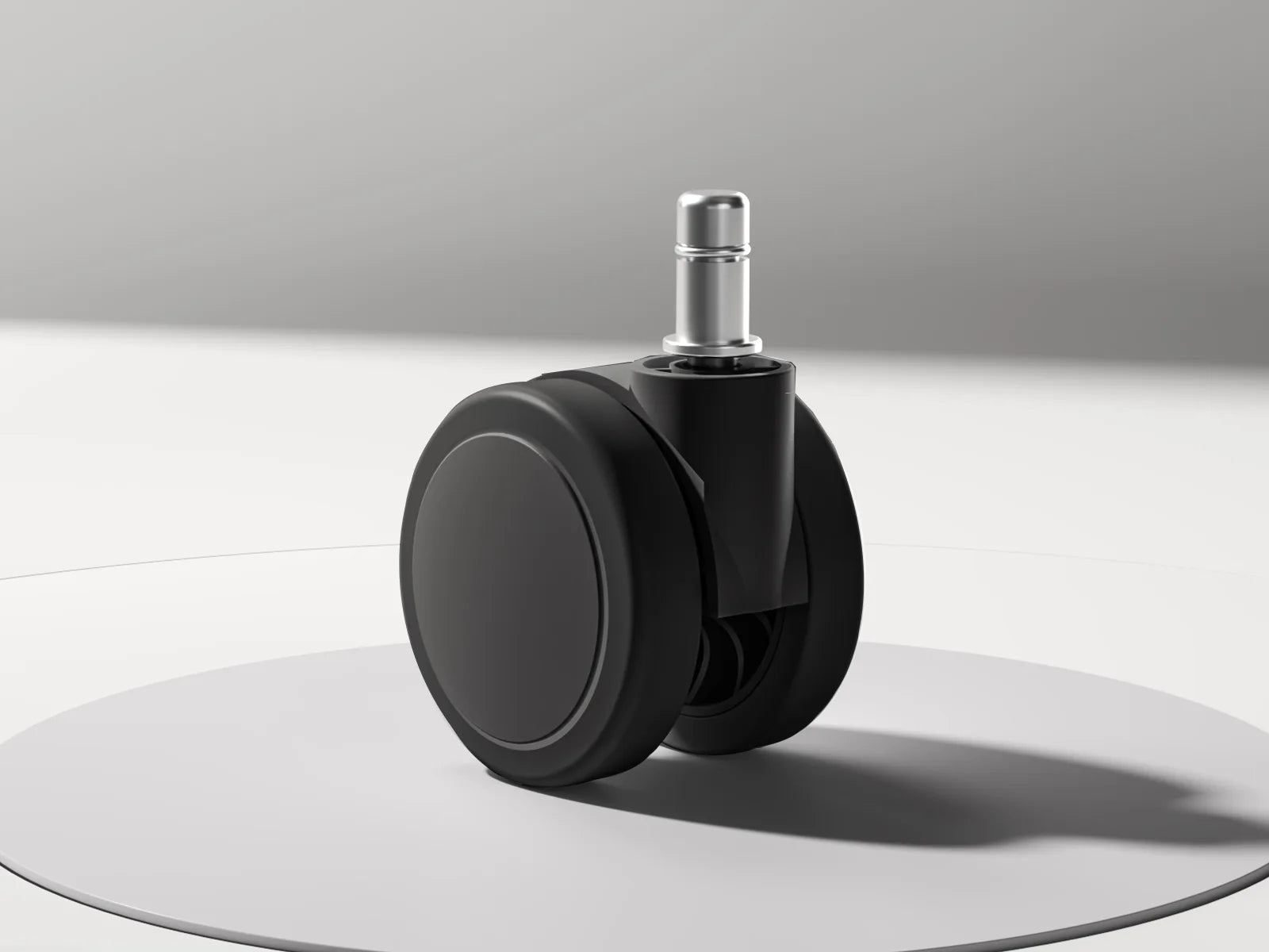 Smooth-rolling castors