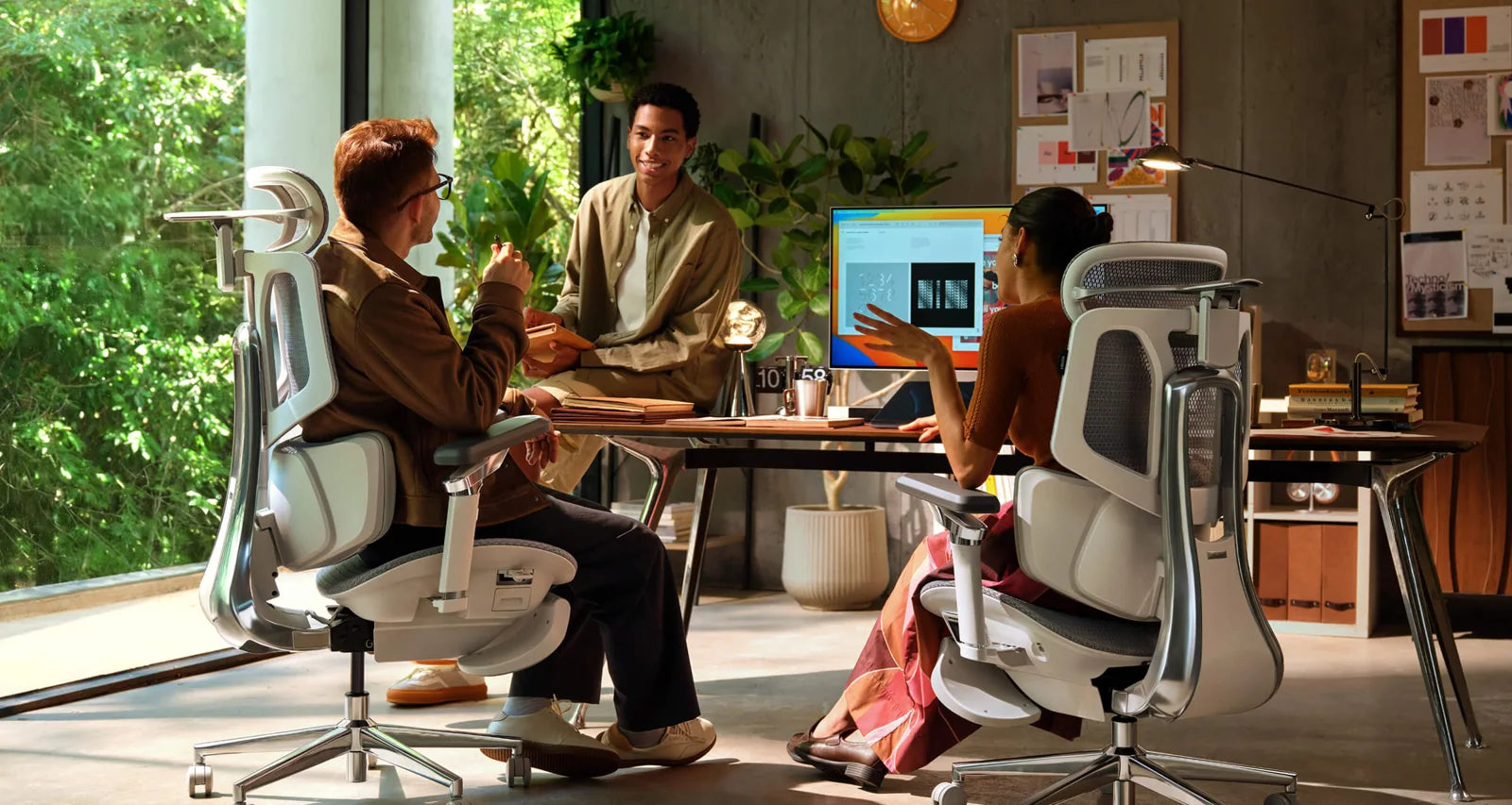 A shared office