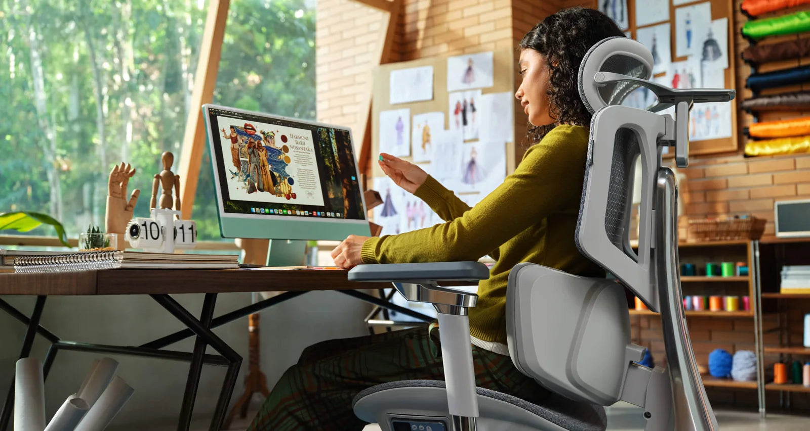 A home office